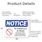 Signmission No Chemicals In Trash, 18 in W x Rectangle, Aluminum OS-2PACK-NS-A-1218-L-16052 - alternate 3